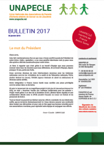 UNAPECLE Bulletin 2017 couv