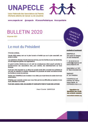 Bulletin 2020 UNAPECLE couverture