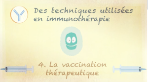 Vaccination thérapeutique - vidéos d'animation traitant des techniques en immunothérapie